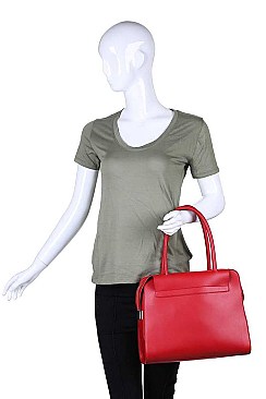 LUXURY JULIETTE FAUX LEATHER SATCHEL BAG JY-17727ML