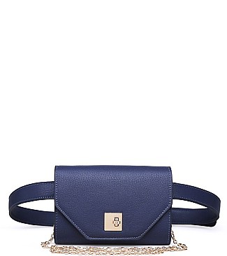 LUXURY VERA FAUX LEATHER BELT BAG JY-17969ML