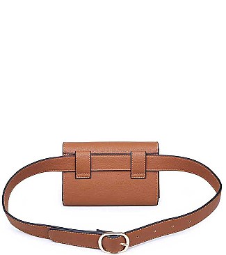 LUXURY VERA FAUX LEATHER BELT BAG JY-17969ML