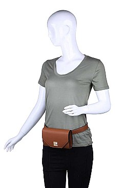 LUXURY VERA FAUX LEATHER BELT BAG JY-17969ML