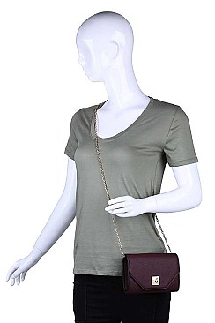 LUXURY VERA FAUX LEATHER BELT BAG JY-17969ML
