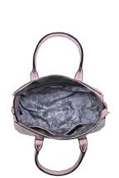 LUXURY VERONA FAUX LEATHER SATCHEL WITH LONG STRAP JY-18019ML