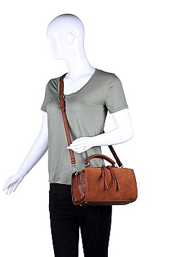 FASHIONABLE HUDSON SATCHEL BAG WITH LONG STRAP JY-18023ML