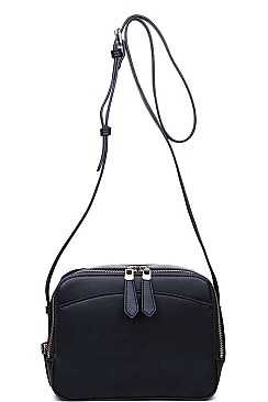 LUXURY HEATH SMOOTH VEGAN CROSSBODY BAG JY-18058