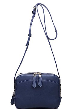 LUXURY HEATH SMOOTH VEGAN CROSSBODY BAG JY-18058