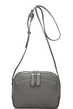 LUXURY HEATH SMOOTH VEGAN CROSSBODY BAG JY-18058