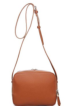 LUXURY HEATH SMOOTH VEGAN CROSSBODY BAG JY-18058