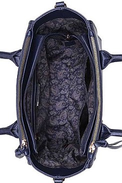 CHIC LUXURY DECLAN SATCHEL BAG WITH LONG STRAP JY-18235