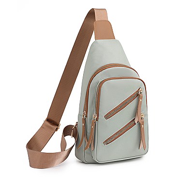 Sling Shoulder Backpack -Multi-Compartment