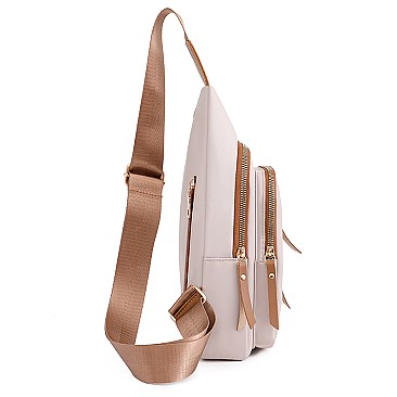 Sling Shoulder Backpack -Multi-Compartment