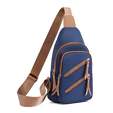 Sling Shoulder Backpack -Multi-Compartment