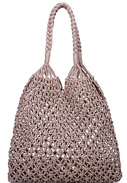 STYLISH PENELOPE WOVEN TOTE BAG JY-18570