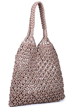 STYLISH PENELOPE WOVEN TOTE BAG JY-18570