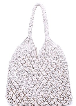 STYLISH PENELOPE WOVEN TOTE BAG JY-18570