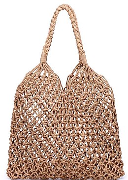 STYLISH PENELOPE WOVEN TOTE BAG JY-18570