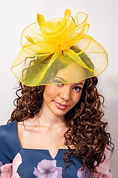 Classy Fascinator with FLORAL MESH