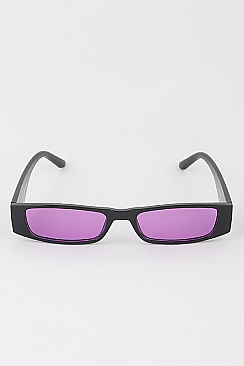 Pack of 12 Retro Tinted Bar Sunglasses
