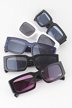 Pack of 12 Multi Tinted Box Sunglasses Set