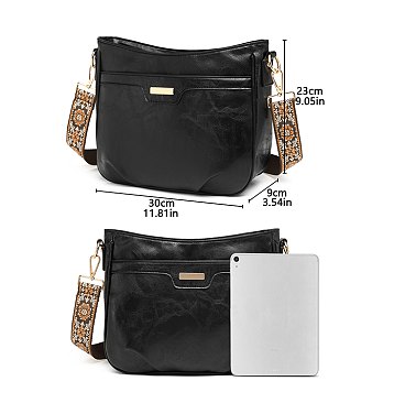 Fashion Guitar Strap Crossbody Bag