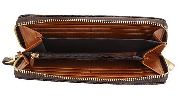 2-in-1 Geometric Monogram Boston Bag Set