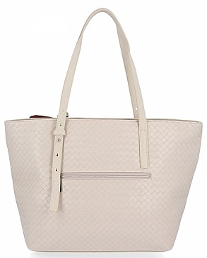 David Jones Paris Woven Scarfed Tote Bag