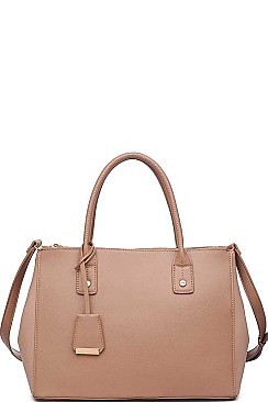 LUXURY MELINA VEGAN SATCHEL BAG WITH LONG STRAP JY-20008