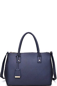 LUXURY MELINA VEGAN SATCHEL BAG WITH LONG STRAP JY-20008