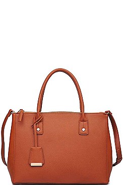 LUXURY MELINA VEGAN SATCHEL BAG WITH LONG STRAP JY-20008