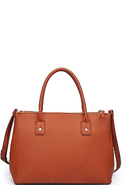 LUXURY MELINA VEGAN SATCHEL BAG WITH LONG STRAP JY-20008