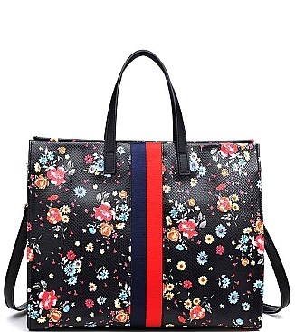ELEGANT JULIAN PRINT TOTE BAG WITH LONG STRAP JY-20072PML
