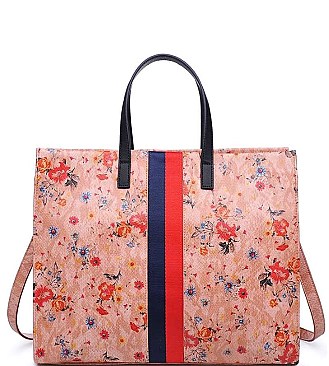 ELEGANT JULIAN PRINT TOTE BAG WITH LONG STRAP JY-20072PML