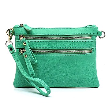 MULTI-POCKET CROSS BODY WRISTLET