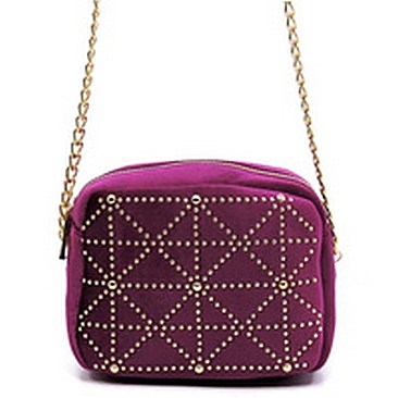 Micro Studded Velvet Cute Box