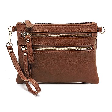 MULTI-POCKET CROSS BODY WRISTLET