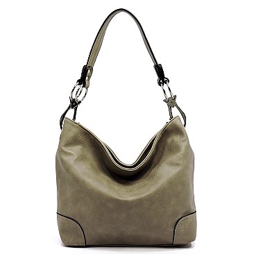 Stylish Side Ring Single Strap Hobo