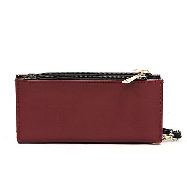 PEGASO Nylon Bifold Envelope Wallet Wristlet