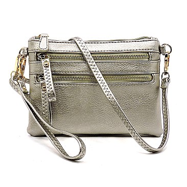 MULTI-POCKET CROSS BODY WRISTLET