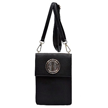 Round Logo Cell Phone Purse