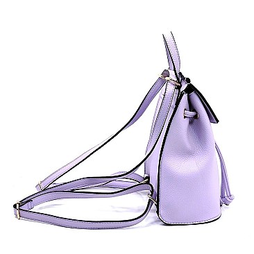 Fashion Convertible Drawstring Backpack Satchel