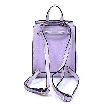 Fashion Convertible Drawstring Backpack Satchel