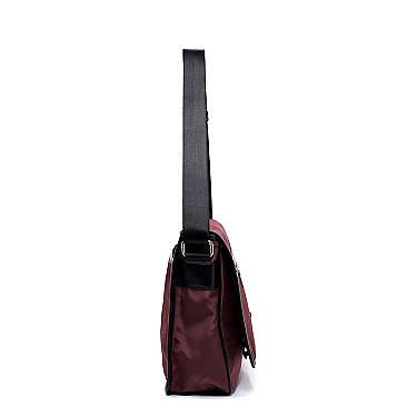 PEGASO Nylon Crossbody Messenger Bag