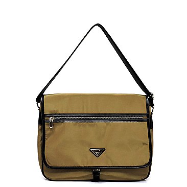 PEGASO Nylon Crossbody Messenger Bag