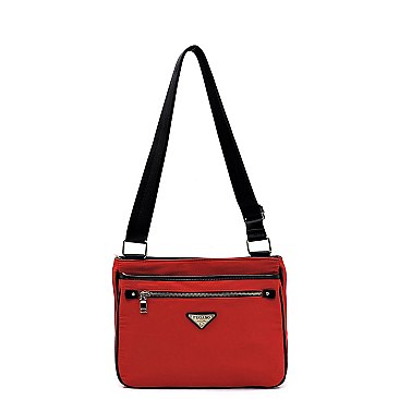 PEGASO Nylon Messenger Crossbody Bag