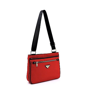 PEGASO Nylon Messenger Crossbody Bag