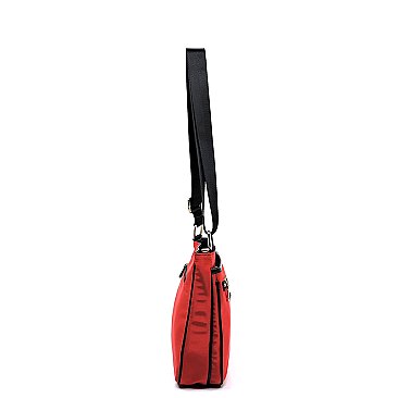 PEGASO Nylon Messenger Crossbody Bag