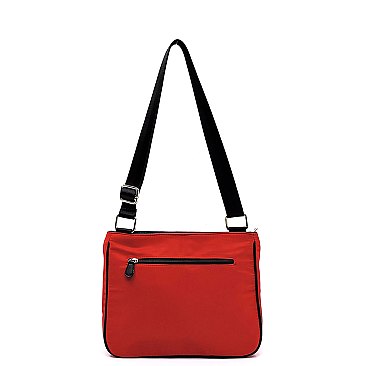 PEGASO Nylon Messenger Crossbody Bag