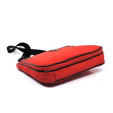 PEGASO Nylon Messenger Crossbody Bag