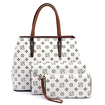 TOP-HANDLE MONOGRAMMED 3 IN 1 SATCHEL