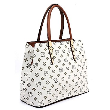 TOP-HANDLE MONOGRAMMED 3 IN 1 SATCHEL