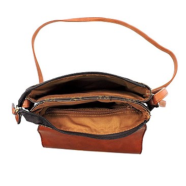 Flap Monogram Cross Body Bag